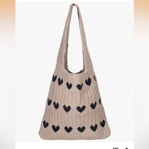 🆕 heart  Tote Bags for Women, Beach Tote Cute Purses, Aesthetic Hobo Bag